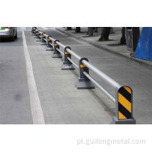 Railings de tráfego isolado de aço zinco em estacionamentos